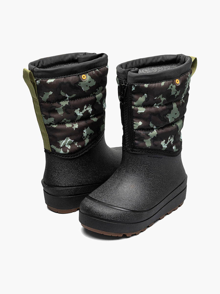 Snow Shell Zip Camo Texture | BOGS Kids