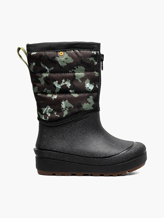 Snow Shell Zip Camo Texture | BOGS Kids